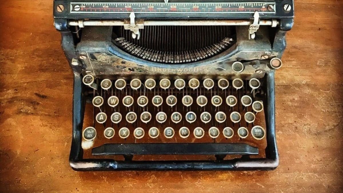 Clavier de machine à écrire